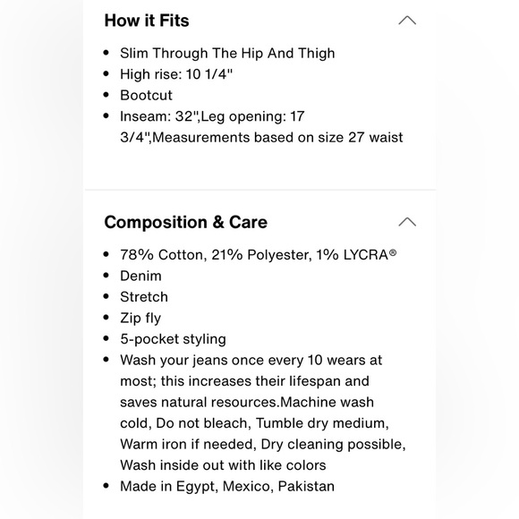 LEVI’S 725 High Rise Bootcut Jeans in Soft Black - 29 - Picture 13 of 14